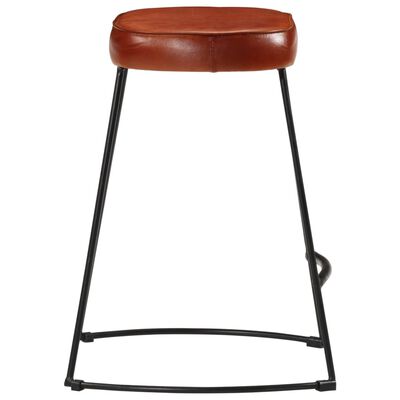 vidaXL Bar Stools 2 pcs Dark Brown 40x29.5x53 cm