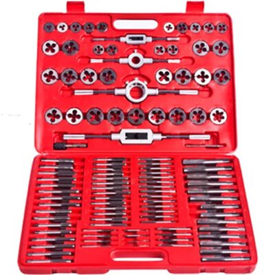 vidaXL Tap & Die Tool Set 111 piece