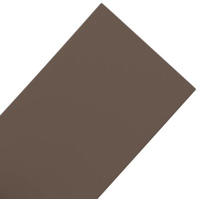 vidaXL Garden Edging Brown 10 m 20 cm Polyethylene