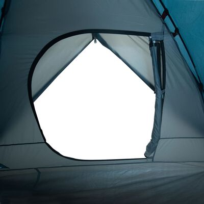 vidaXL Camping Tent Dome 6-Person Blue Waterproof