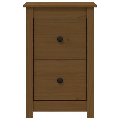 vidaXL Bedside Cabinets 2 pcs Honey Brown 40x35x61.5 cm Solid Wood Pine