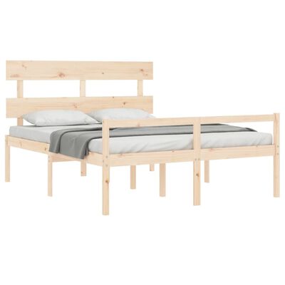 vidaXL Senior Bed without Mattress 160x200 cm Solid Wood