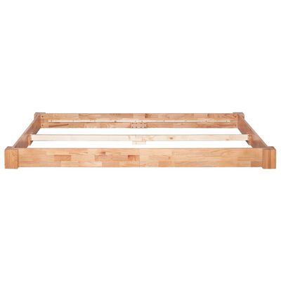 vidaXL Bed Frame without Mattress Solid Oak Wood 140x200 cm