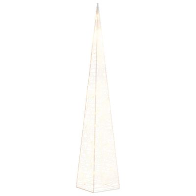 vidaXL Christmas Light Cone 30 LEDs Warm White 60 cm Acrylic