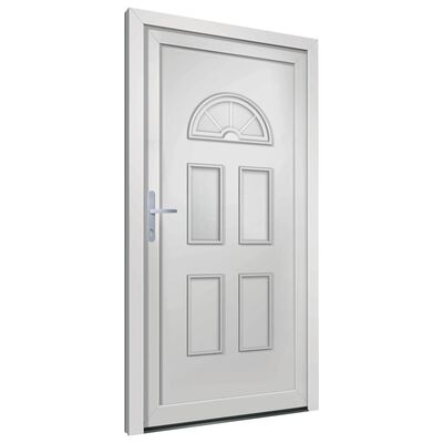 vidaXL Front Door White 88x200 cm PVC