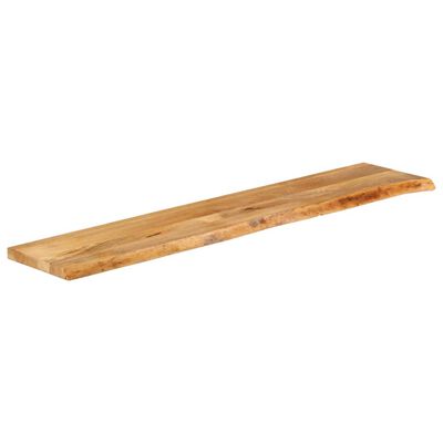 vidaXL Table Top Live Edge 140x40x3.8 cm Solid Wood Mango