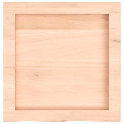 vidaXL Wall Shelf 40x40x(2-4) cm Untreated Solid Wood Oak