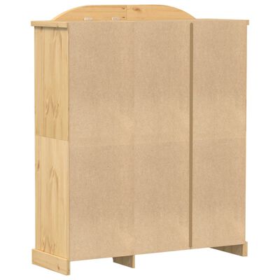 vidaXL Wardrobe Corona 151.5x52x186 cm Solid Wood Pine