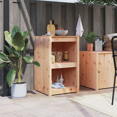 vidaXL Outdoor Kitchen Cabinet 55x55x92 cm Solid Wood Pine