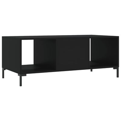 vidaXL Coffee Table Black 102x50x40 cm Engineered Wood