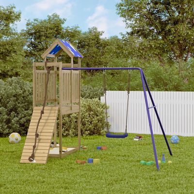 vidaXL Outdoor Playset Impregnated Wood Pine