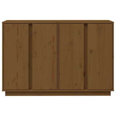 vidaXL Sideboard Honey Brown 120x35x80 cm Solid Wood Pine