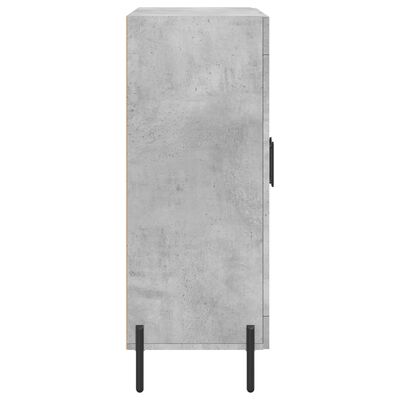 vidaXL Sideboard Concrete Grey 69.5x34x90 cm Engineered Wood