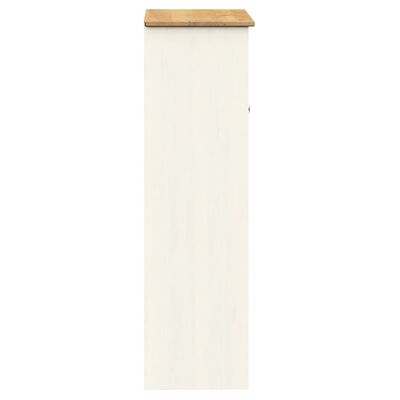 vidaXL Dresser Top VIGO White 78x30x100 cm Solid Wood Pine