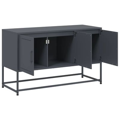 vidaXL TV Cabinet Anthracite 100.5x39x60.5 cm Steel