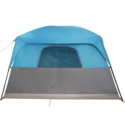 vidaXL Family Tent Cabin 10-Person Blue Waterproof