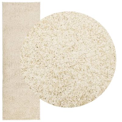 vidaXL Shaggy Rug PAMPLONA High Pile Modern Gold 80x250 cm