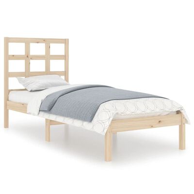 vidaXL Bed Frame without Mattres 90x190 cm Singles Solid Wood