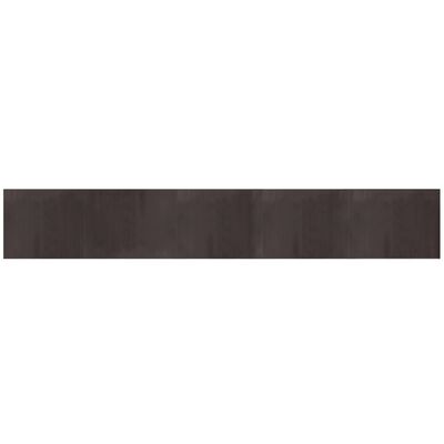 vidaXL Rug Rectangular Dark Brown 80x500 cm Bamboo