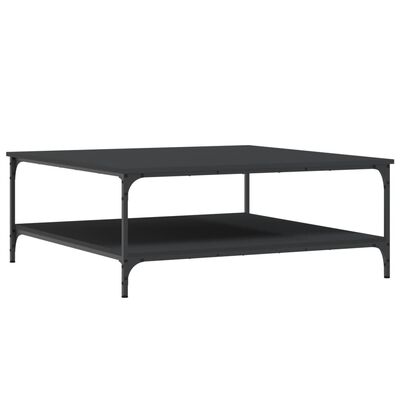 vidaXL Coffee Table Black 100x100x40 cm Engineered Wood