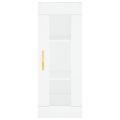 vidaXL Highboard White 34.5x34x180 cm Engineered Wood