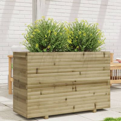 vidaXL Garden Planter 110x40x72.5 cm Impregnated Wood Pine