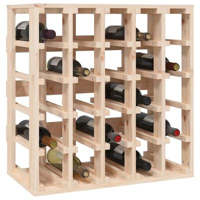 vidaXL Wine Rack 58.5x33x60.5 cm Solid Wood Pine