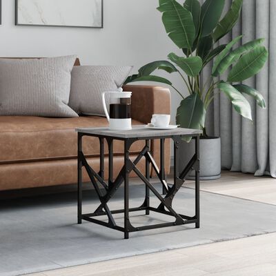 vidaXL Coffee Table Grey Sonoma 45x45x47.5 cm Engineered Wood