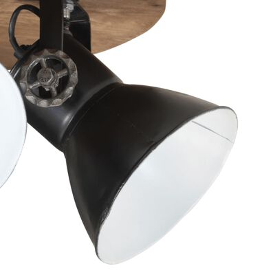 vidaXL Ceiling Lamp 25 W Black 50x50x25 cm E27