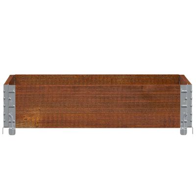 vidaXL Pallet Collar Brown 80x60 cm Solid Wood Pine