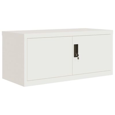 vidaXL File Cabinet White 90x40x145 cm Steel