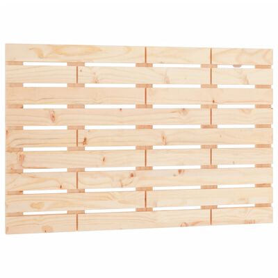 vidaXL Wall Headboard 106x3x63 cm Solid Wood Pine