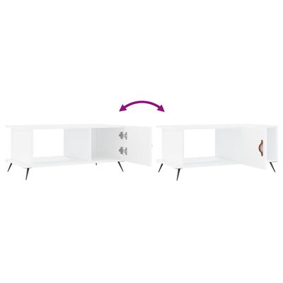 vidaXL Coffee Table White 90x50x40 cm Engineered Wood