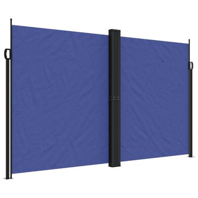 vidaXL Retractable Side Awning Blue 200x1200 cm