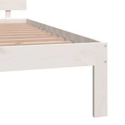 vidaXL Bed Frame without Mattress White 180x200 cm Super King Size