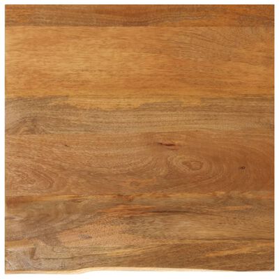 vidaXL Table Top Live Edge 60x60x2.5 cm Solid Wood Mango