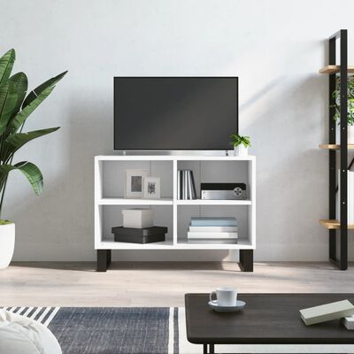 vidaXL TV Cabinet White 69.5x30x50 cm Engineered Wood