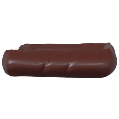 vidaXL Dog Bed Brown 105x80x25 cm Faux Leather