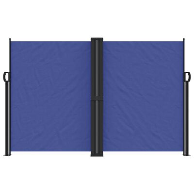 vidaXL Retractable Side Awning Blue 160x600 cm