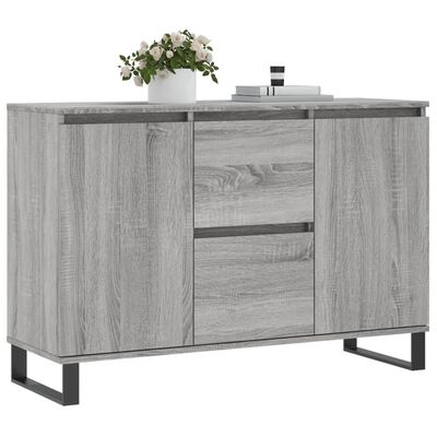 vidaXL Sideboard Grey Sonoma 104x35x70 cm Engineered Wood