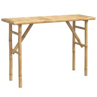 vidaXL Console Table 115x39x75 cm Bamboo