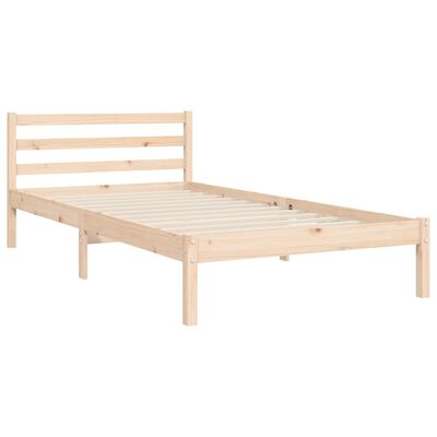 vidaXL Bed Frame without Mattress 90x200 cm Solid Wood