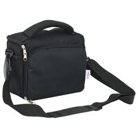 vidaXL Camera Bag with Waterproof Cover Black Oxford Fabric