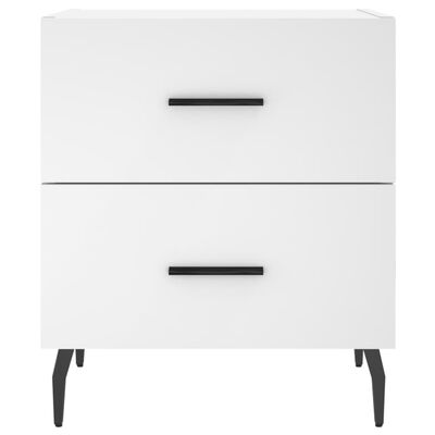 vidaXL Bedside Cabinets 2 pcs White 40x35x47.5 cm Engineered Wood