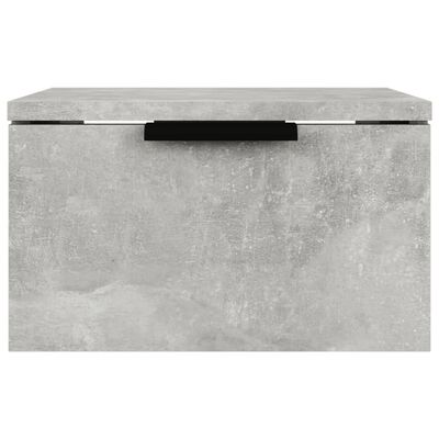 vidaXL Wall-mounted Bedside Cabinets 2 pcs Concrete Grey 34x30x20 cm