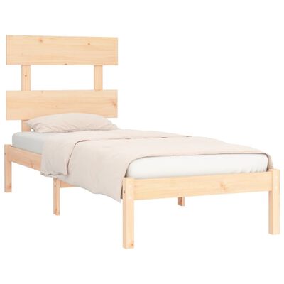 vidaXL Bed Frame without Mattres 90x200 cms Solid Wood