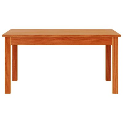 vidaXL Coffee Table Wax Brown 80x50x40 cm Solid Wood Pine