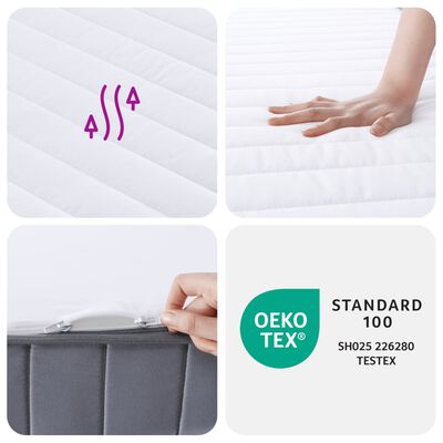 vidaXL Foam Mattress Medium Soft 70x200 cm