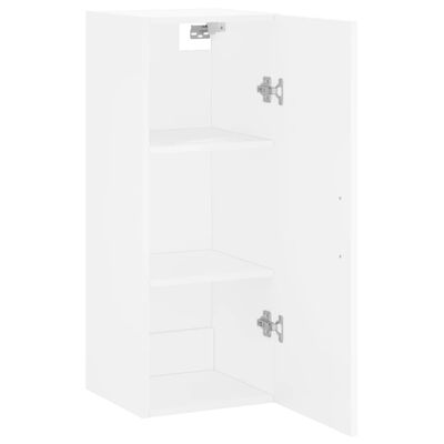 vidaXL Wall Mounted Cabinet White 34.5x34x90 cm