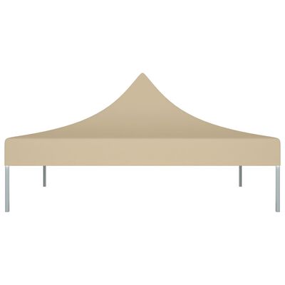 vidaXL Party Tent Roof 3x3 m Beige 270 g/m²